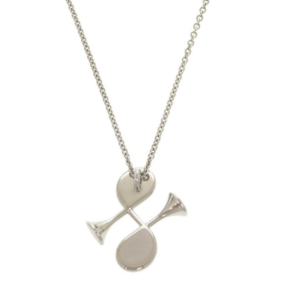 HERMES Gray Leather Necklace - Picture 4 of 7